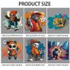 arricraft 6 Sheets Street Art Graffiti Iron-On Stickers view 3
