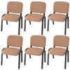Stretch Office Chair Covers, 2-Piece Set for Dining Chairs and Stools view 1