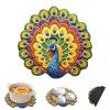 Peacock-Shaped Silicone Drying Mat view 1