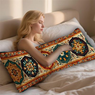 Mandala Body Pillowcase, 50 x 180 cm, Bohemian