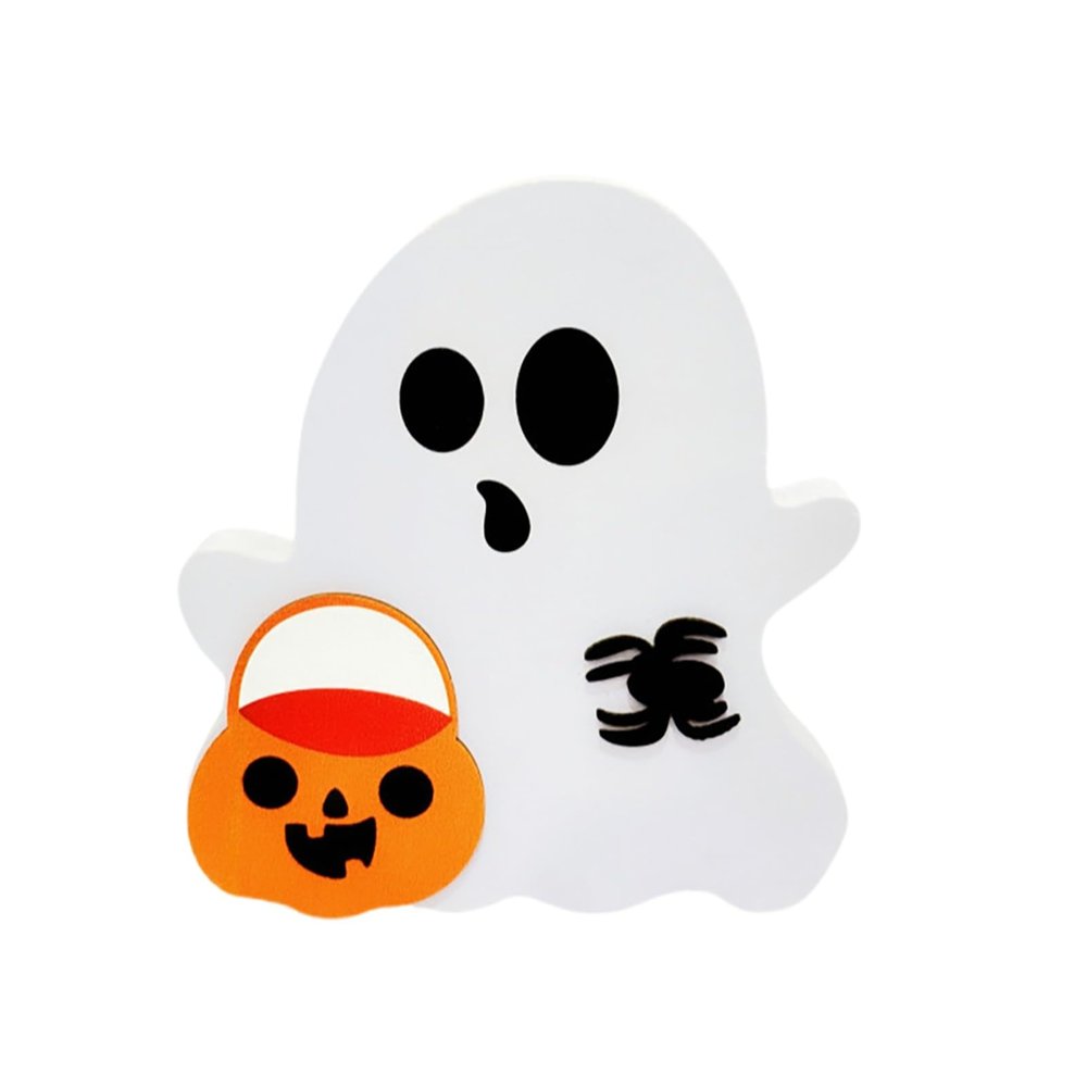 Halloween Ghost Table Signs