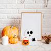 Halloween Ghost Table Signs view 3