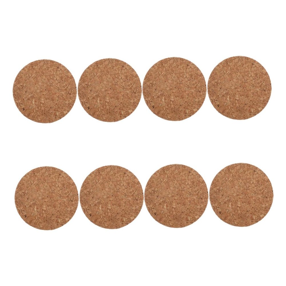 HEMOTON 8-Piece Glass Cork Lids for Glass Containers, Conical Stoppers for Hydroponic Accessories, Flower Vases, Terrariums and Mason Jars