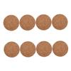 HEMOTON 8-Piece Glass Cork Lids for Glass Containers, Conical Stoppers for Hydroponic Accessories, Flower Vases, Terrariums and Mason Jars view 1