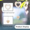 2-Piece Hanging Wooden Heart Decor view 3