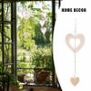 2-Piece Hanging Wooden Heart Decor view 4