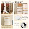 360° Rotating Lazy Susan Shoe Rack, 43 cm, Space-Saving Round Design view 4