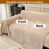 Bohemian Sofa Throw for 1/2/3/4-Seater Sofas, Orange Yellow, 230 x 380 cm view 3
