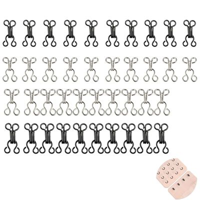 YAPKOLV 40 Pairs Sewing Hooks and Eyes Closure