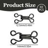YAPKOLV 40 Pairs Sewing Hooks and Eyes Closure view 2