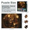 Hedgehog Puzzles 1000-Piece Adult Puzzle with Library Scene, 27.6 x 19.7 in view 3