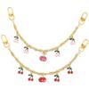 SUNNYCLUE 1 Box 2 Piece Cherry Bag Chain view 1