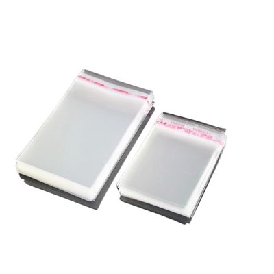 5Wires Clear Self-Adhesive Resealable Waterproof OPP Bags, 15 x 22 cm and 15 x 19 cm