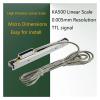 1-Piece KA500 Slim Linear Scale, 470/520 mm, 0.005 mm Resolution, TTL 5 VDC, for Small Machine Tools (520 mm) view 2