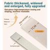 Sliding Cabinet Curtain with Track, Self-Adhesive Shelf Curtain, Opaque Room Divider (Pink, 140 x 240 cm) view 3