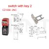 Safety Limit Switch, CZ-93B Micro Switch, 2NC 3A with Key, CZ-93C NO/NC view 3