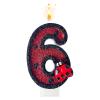Mavouri Ladybug Birthday Candle Number 6 view 1