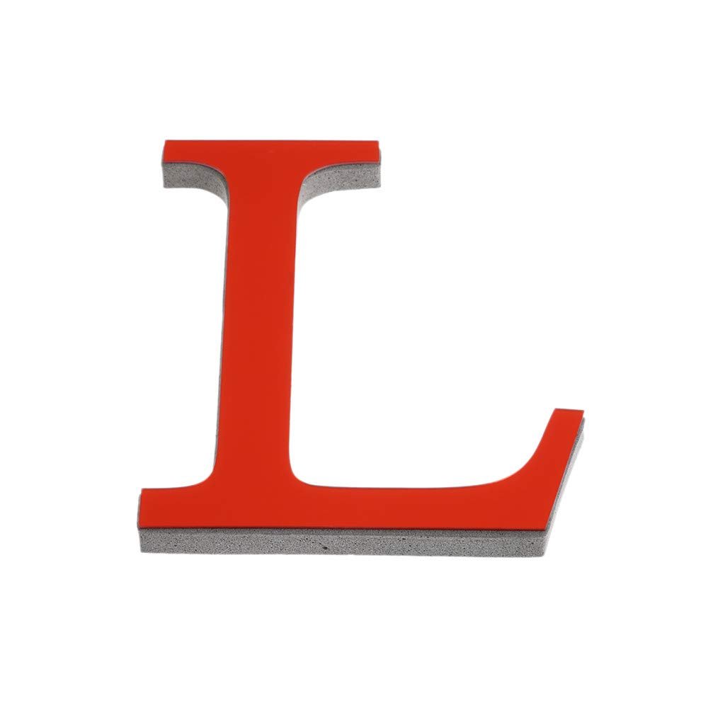 3D DIY Alphabet Letter Stickers, 10 cm Mirror Wall Decals, Self-Adhesive