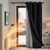 TOPICK Thermal Blackout Curtain with Grommets, 214 x 132 cm, 1 Piece view 1