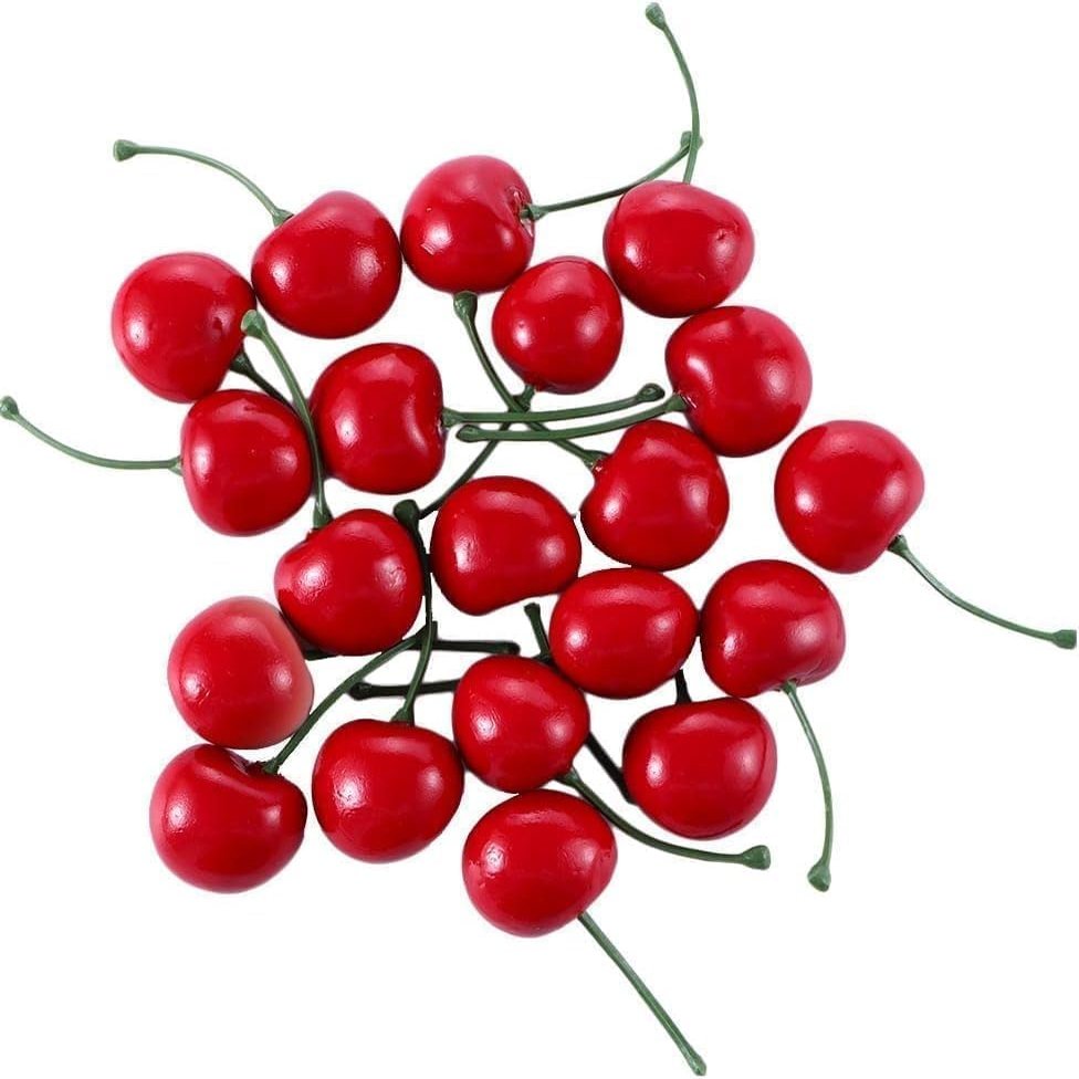 Artificial Cherries - Set of 20
