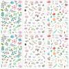 UZYXC 300 Watercolor Flower Stickers view 1