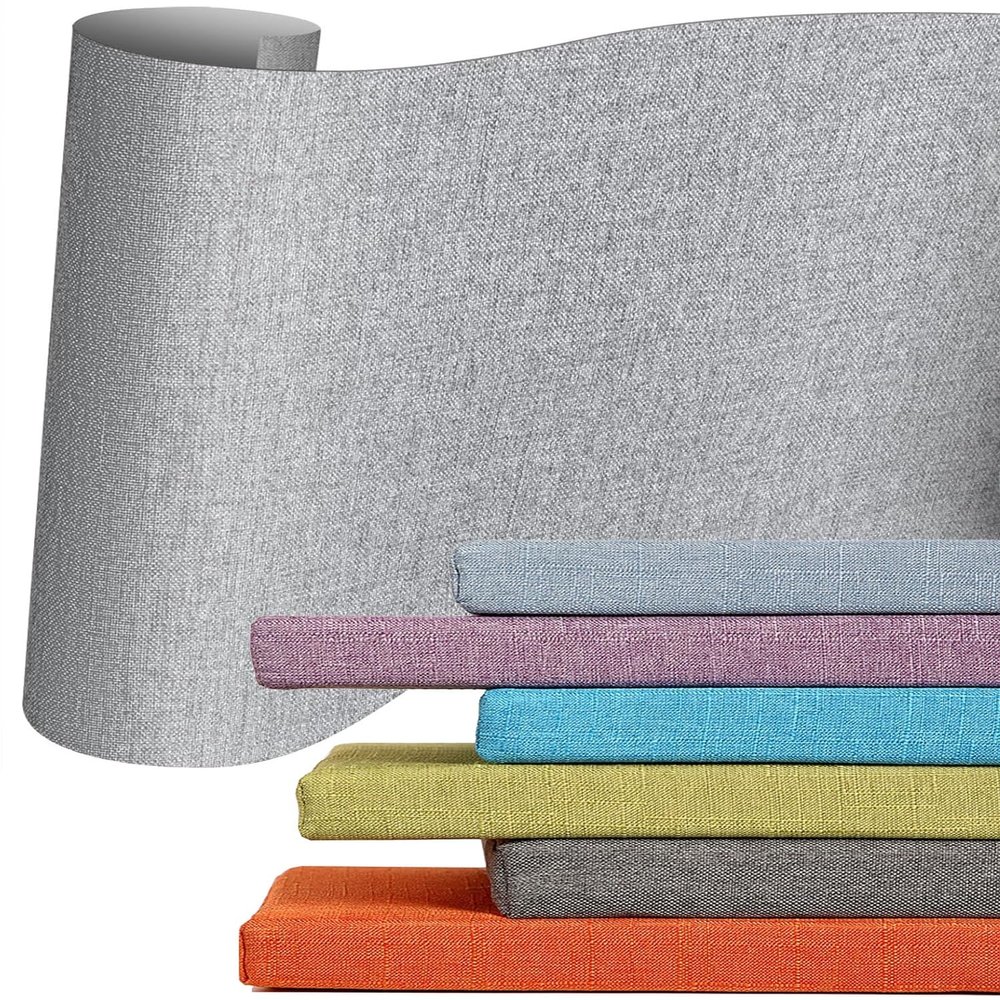 Custom Bench Cushion Cover, 5 cm Thick, Medium Gray