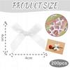 Mini Bows, 200 PCS Small Satin Bows for DIY Crafts view 2