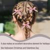 Mini Bows, 200 PCS Small Satin Bows for DIY Crafts Gift Wrapping Christmas Decoration Card Ribbon Bows view 4