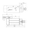 1.5 kW Square Air-Cooled CNC Spindle Motor, ER11 (380 V) view 2
