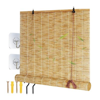 ZAJENKUB Bamboo Roller Shades