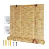 ZAJENKUB Bamboo Roller Shades view 1