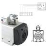 1.5 kW ER11 Air-Cooled Spindle Motor, 220/380 V, 24,000 rpm, Mounting Flange view 4