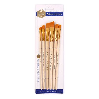 6-Piece Acrylic Painting Brush Set