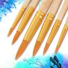 6-Piece Acrylic Painting Brush Set view 4