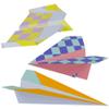 Folat 27802 Birthday and Party Decoration - Colorful Paper Airplanes - Stripetastic - 12 Pack view 1