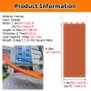 Heavy-Duty Canvas Freight Handling Chute, 60 kg Capacity, 0.7 mm Thick, Orange/Black/Green view 2