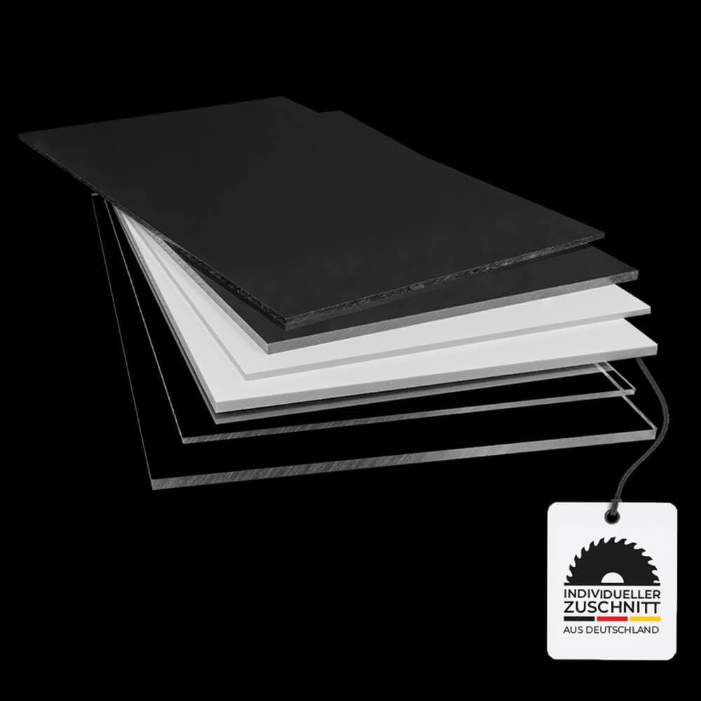 HausFux Cast Acrylic Sheet Cut to Size, Transparent (10 mm, 190 x 10 cm)
