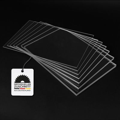 HausFux Acrylic Sheets Cut to Size, Transparent, 2–10 mm Thick, XT, UV-Resistant, Shatter-Resistant, Crystal Clear (5 mm - XT, Transparent, 150 x 20 cm)