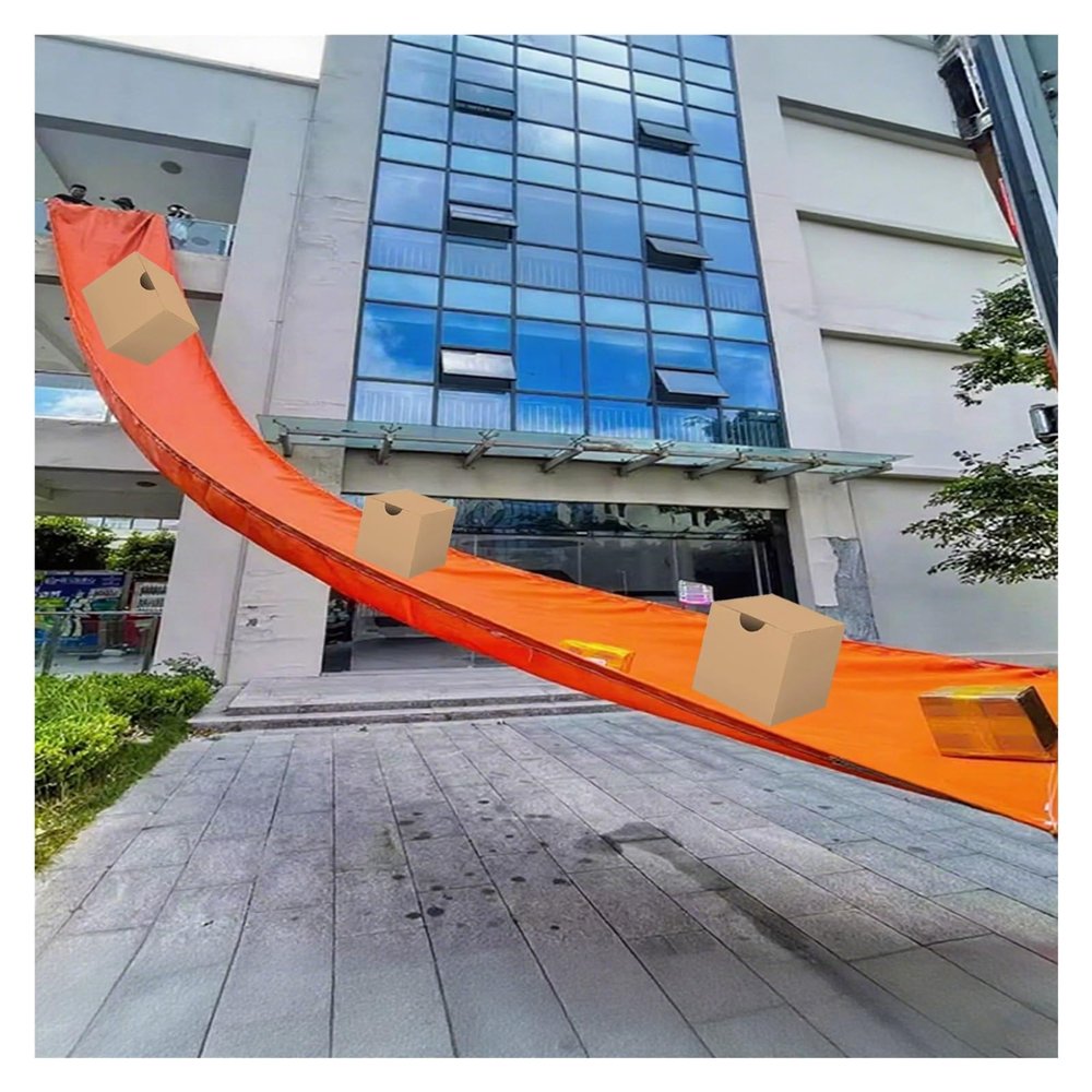 MZZKFC Cargo Handling Chute, 5 x 19.7 ft / 1.5 x 6 m, Orange