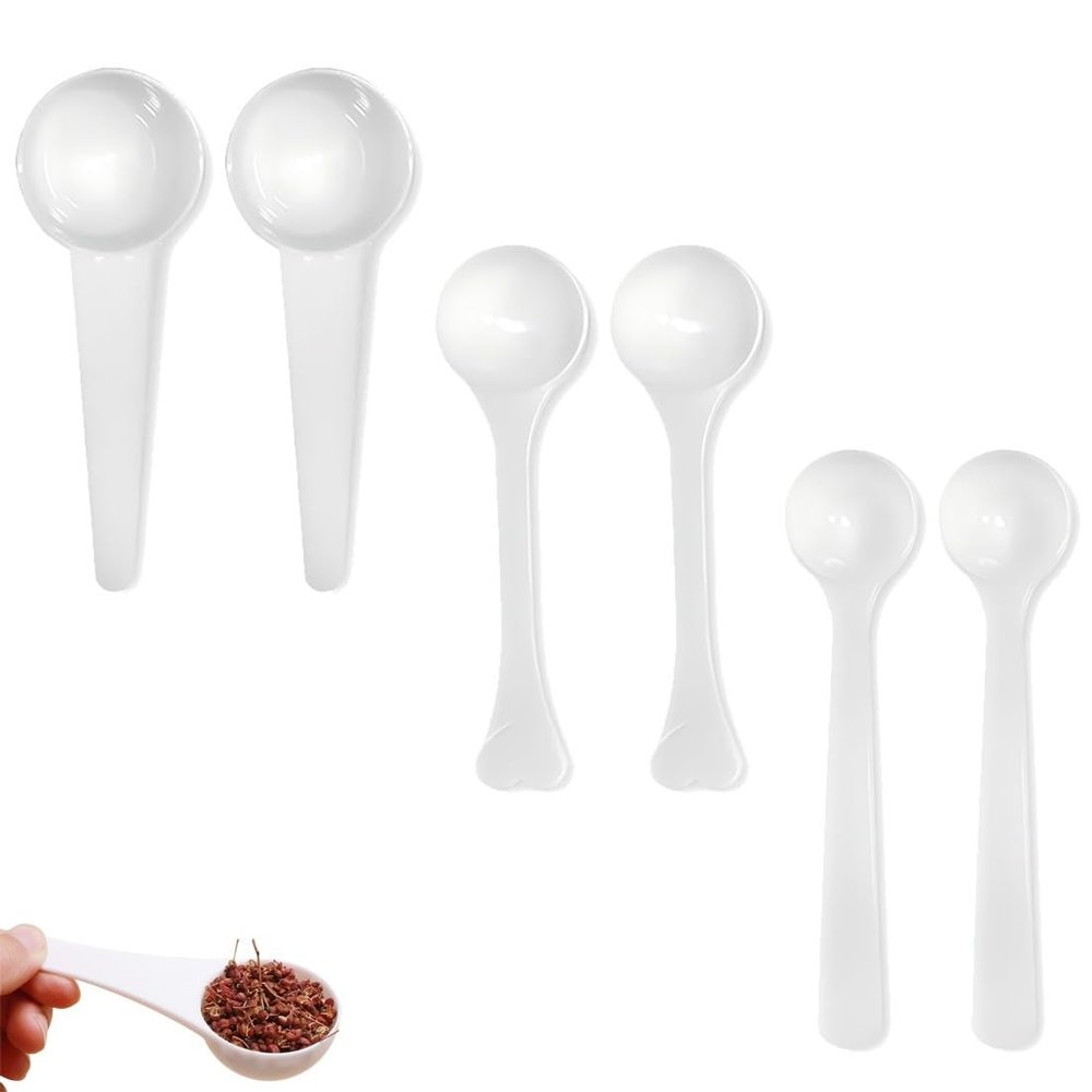 JEYORZY 6-Piece Protein Powder Coffee Measuring Spoon Set