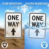 T&R One-Way Sign with Up Arrow, 18 x 12 in (45.7 x 30.5 cm), Reflective Film, Rust-Resistant Aluminum, 4-Pack view 4