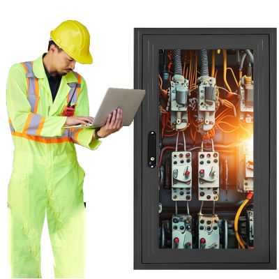 Access Panel with Viewing Window, Lock, and Key, 26 x 38 in