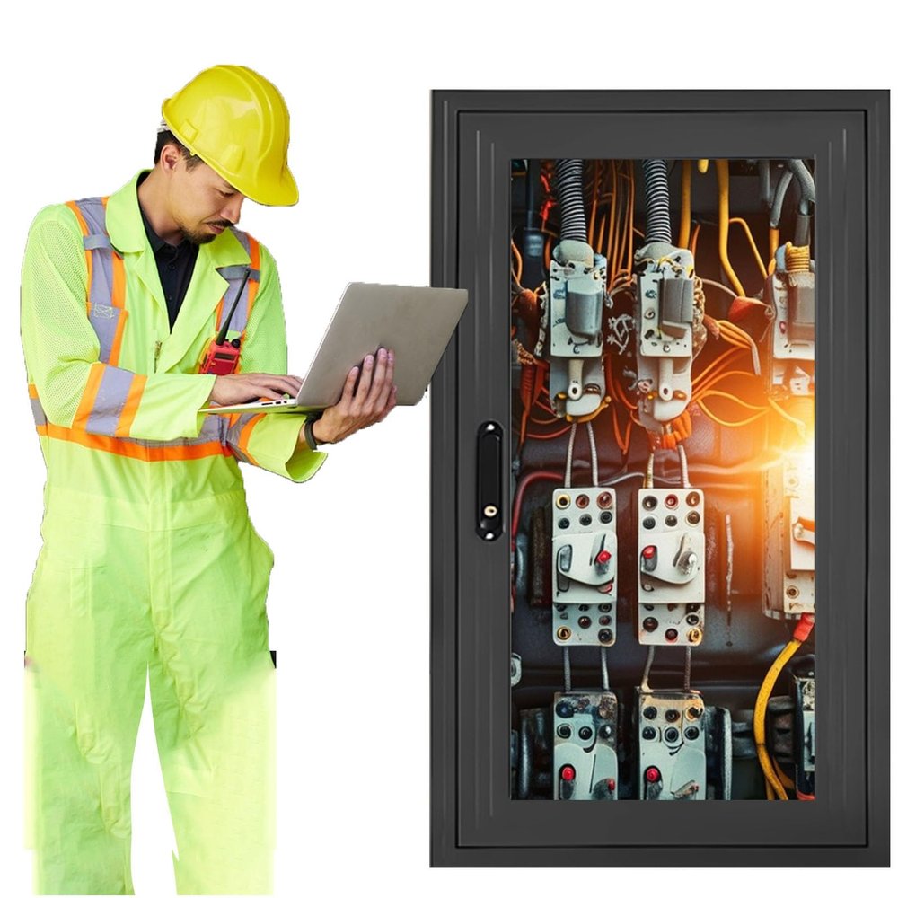 Access Panel with Viewing Window, Lock, and Key, 26 x 38 in