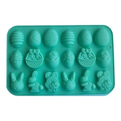 18-Cavity Silicone Easter Theme Baking Mold