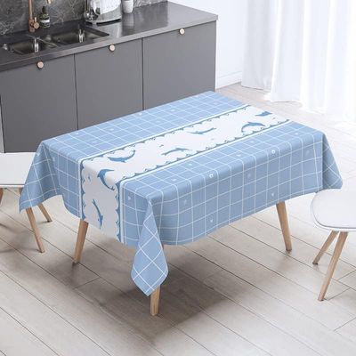 ShopINess Waterproof and Stain-Resistant Tablecloth