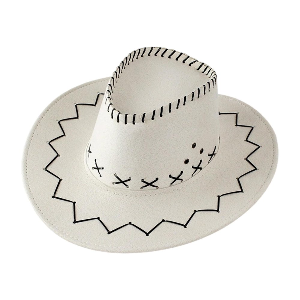 Nlaayong Cowboy Hat for Kids, Western Hat for Boys and Girls, Wide Brim Felt Fedora Jazz Hat, Oktoberfest