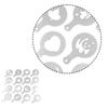 KIXZSAZ 16-Piece Coffee Stencil Set view 2