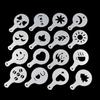 KIXZSAZ 16-Piece Coffee Stencil Set view 3