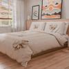 Petti Artigiani Italiani King-Size Duvet Cover Set, 260 x 240 cm, Beige Bow view 4