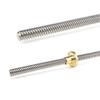 T8 Trapezoidal Lead Screw, Stainless Steel with Copper Nut, 900 mm view 4